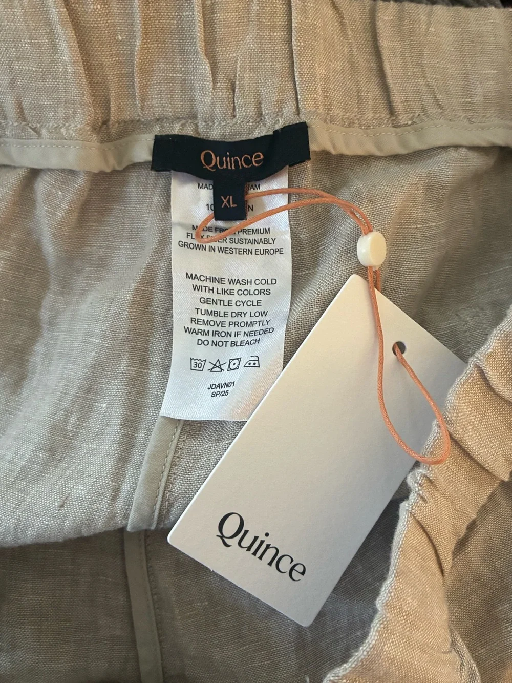 Quince NWT sz. XL Linen Pants